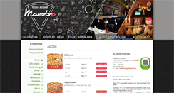 Desktop Screenshot of maestropizza.hu